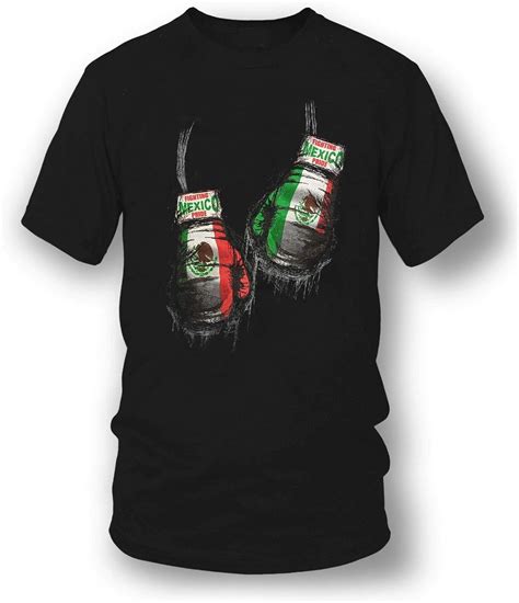 wicked metal mexico boxing shirt|Mexico Boxing Shirt, Mexican Pride Black .